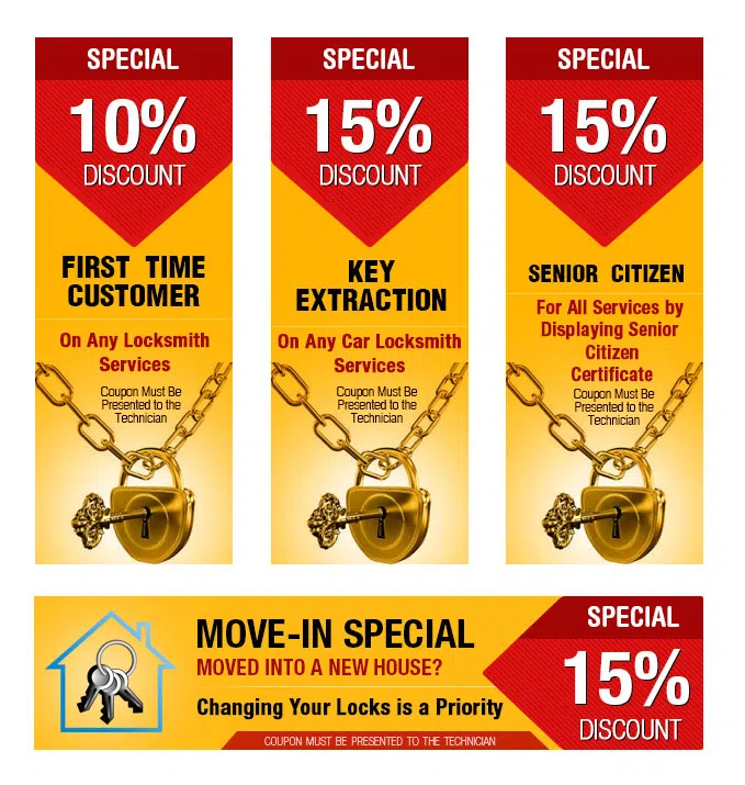San Antonio Neighborhood Locksmith San Antonio, TX 210-780-6538 - coupon-1-set-four